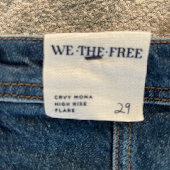 We The Free Curvy High Rise Jeans Sz 29 - Picture 6 of 6